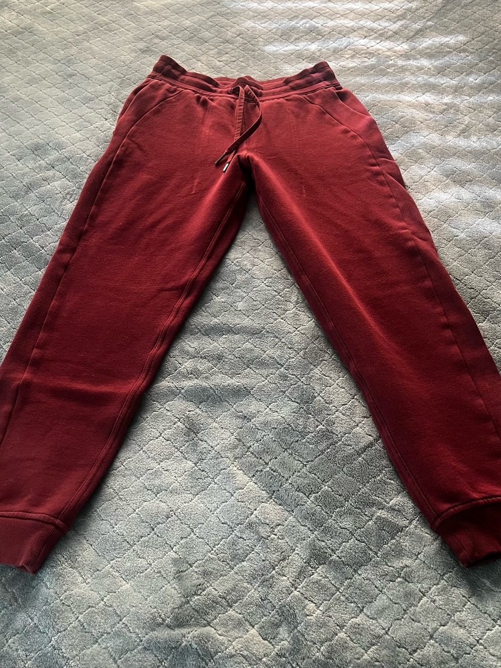 lululemon‎ athletica Burgundy Track Joggers